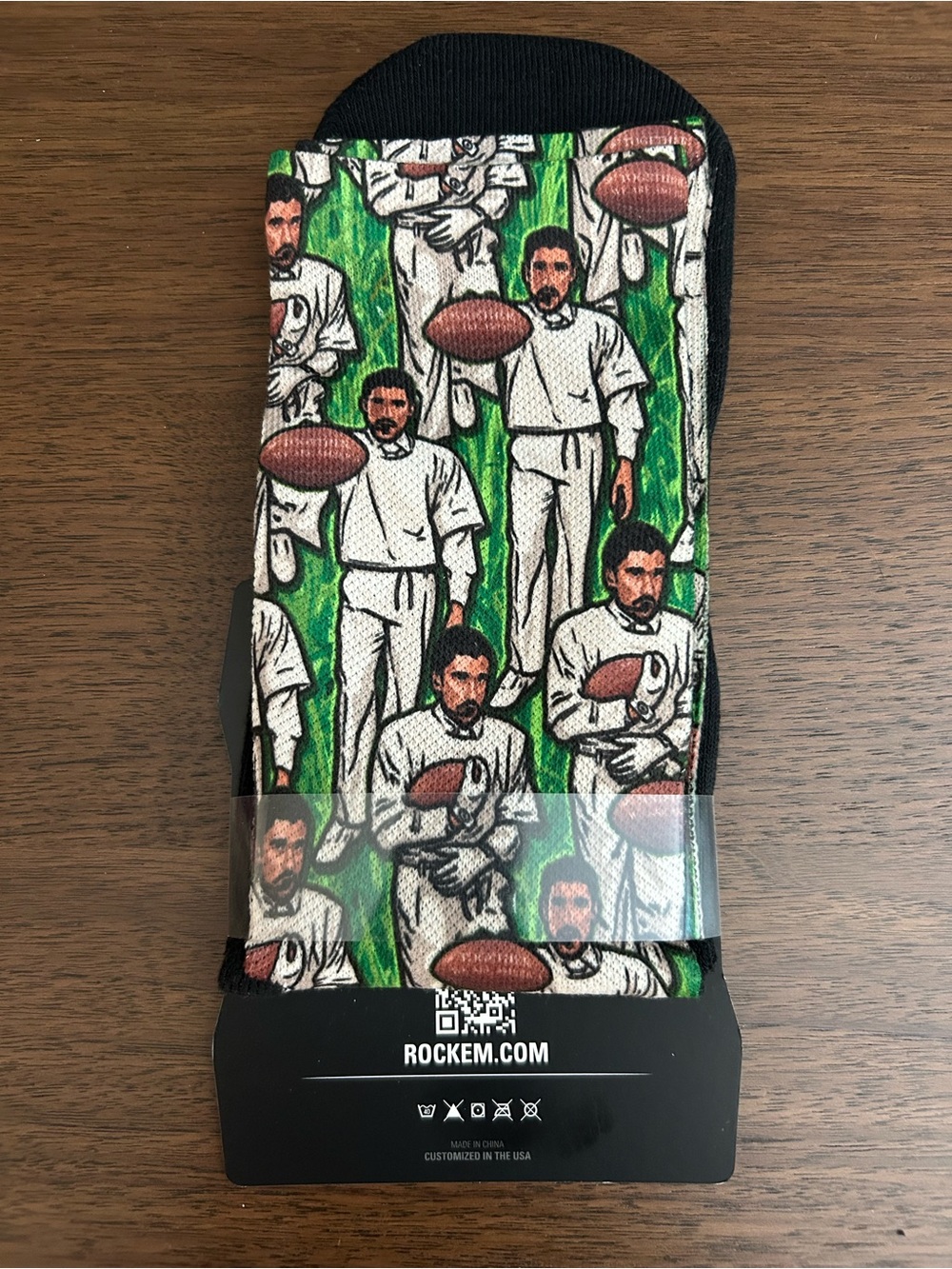 Rock ‘Em Bad Bunny Benito Bowl Super Bowl Socks